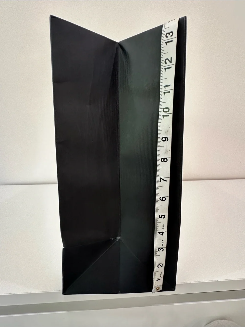 Gucci White, Black Shopping Paper Bag | 18.75x14x6.75 inches